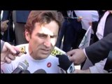 Napoli - Zanardi e Bugno sul lungomare per il Giro d'Italia 2013 (24.11.12)