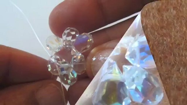 Faire une bague toute simple avec des perles Swarovski