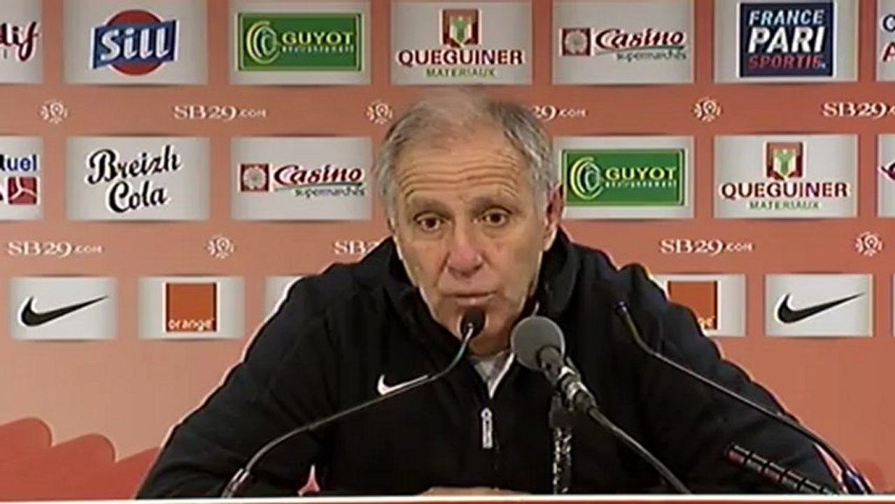 René Girard après Brest 1-2 MHSC (J17)
