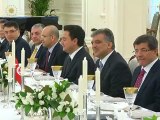 Cumhurbaşkanı Gül, Libya Devlet Başkanı Muhammed Yusuf Mugrayyif onuruna öğle yemeği verdi.