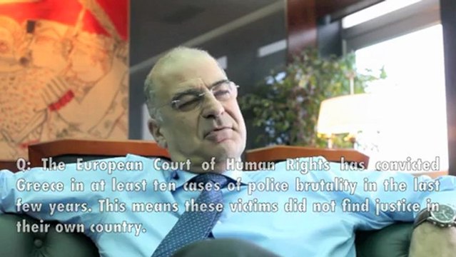 An interview with Nikos Dendias, Greek Minister of Public Order