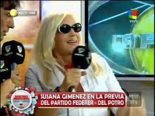 Susana habló de Del Potro
