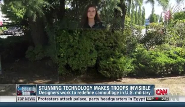 Cape invisible de l'armée américaine