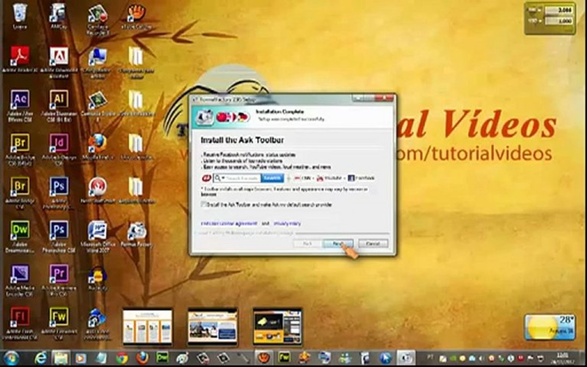 Tutorial vídeos fortatfactory
