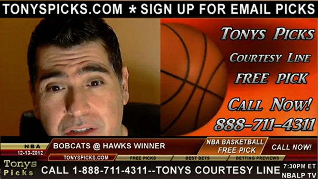 Atlanta Hawks versus Charlotte Bobcats Pick Pre...