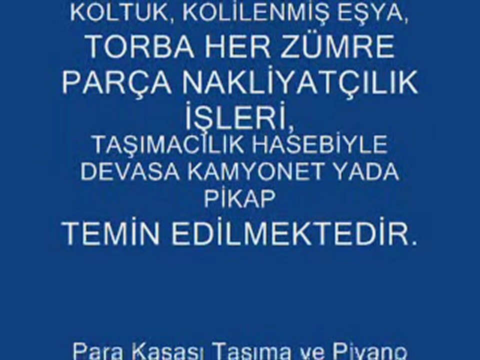 Esenler kamyon,kamyonet evden eve nakliyat ve hamal