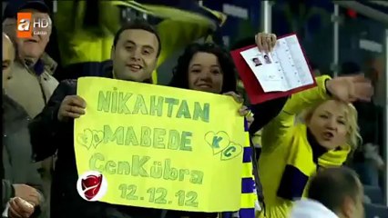12 Aralık 2012 Cenk&Kübra Tribün Nikahtan Tribüne