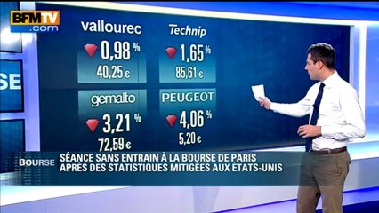 Fermeture de la Bourse de Paris - 13 décembre