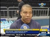 12 Aralık 2012 Fenerbahçe Ülker Cntu Maçı Öncesi Son Antrenmanını Yaptı ve Röportajlar