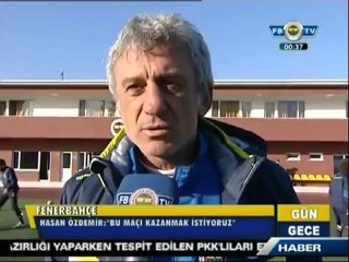 12 Aralık 2012 Fenerbahçe A2 Takımı Turgutlu Maçına Hazır