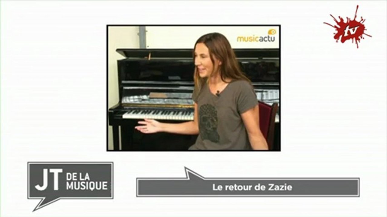 JT de la musique - Le retour de Zazie / Made In Zazie