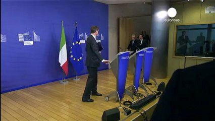 Visita sorpresa de Mario Monti a Bruselas