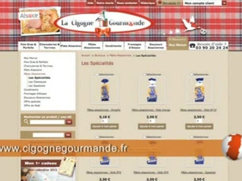 La Cigogne Gourmande: un site 100% alsacien!