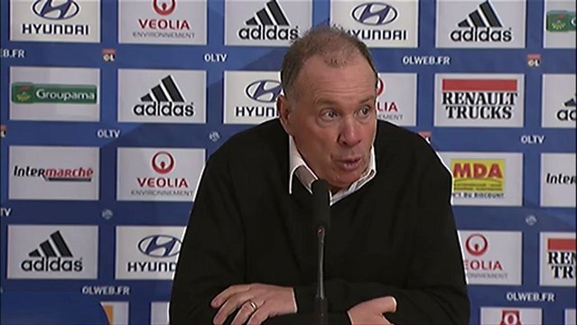 Conférence de presse Olympique Lyonnais - AS Nancy-Lorraine : Rémi GARDE (OL) - Jean FERNANDEZ (ASNL) - saison 2012/2013