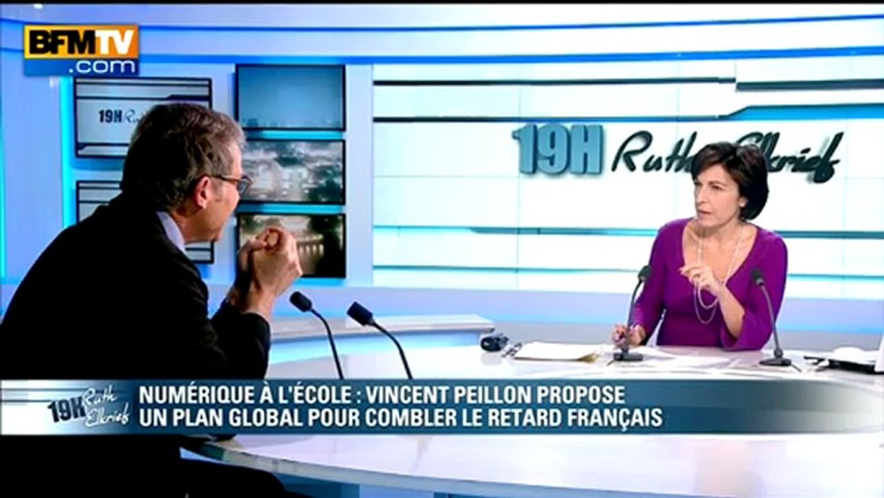 Vincent Peillon, l'invité de Ruth Elkrief