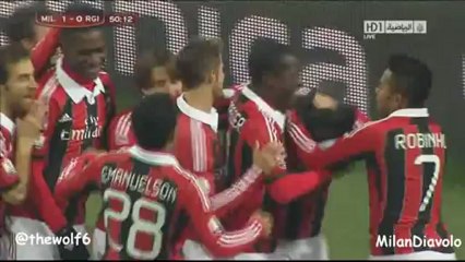 Mario Yepes Goal Against Reggina - Tim Cup 13-12-2012