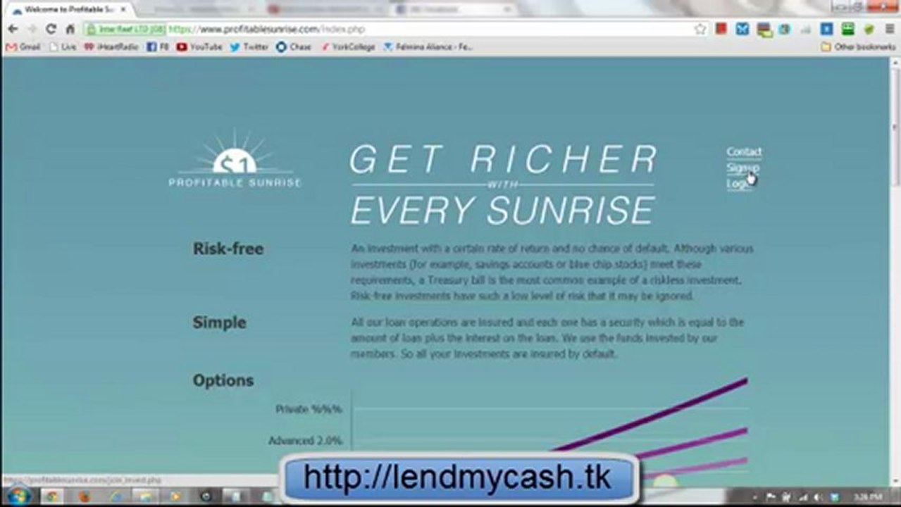 How to sign up with Profitable Sunrise