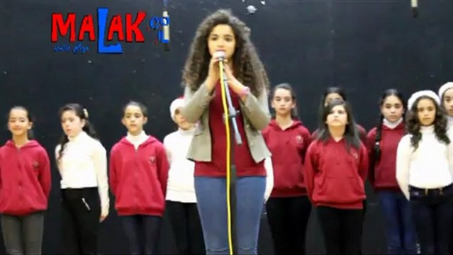 موقع مالك | احتفال عيد الميلاد في مدرسة مار الياس عبلين 2012 - ساندرا حاج