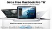 How to Get a Free Macbook Pro 17 inch - Take a chance to win today