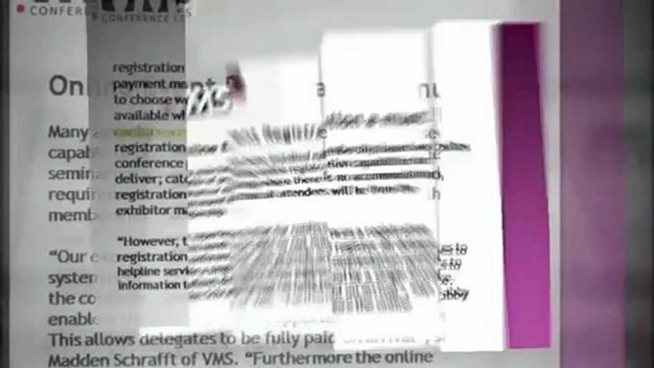 VMS Conferences | Online Event Registration a must!