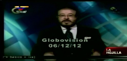 (VÍDEO) La hojilla del día Viernes, 07.12.2012 (2/2)