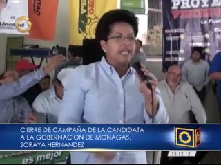 Candidata Hernández: Seré la primera gobernadora de Monagas