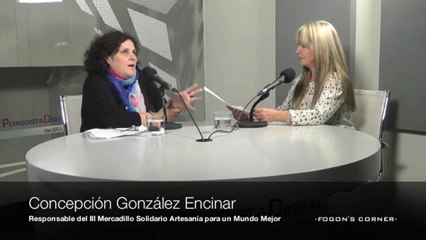 Concepción Gonzalez Espinar. III Mercadillo solidario Artesanía para un Mundo Mejor. 13-12-2012