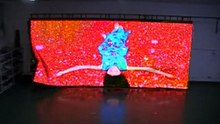FLEXIBLE LED VIDEO CURTAIN SCREEN-20MM, soft, custom size,waterproof, 5kgs/sq.m weight,fast setup for tours