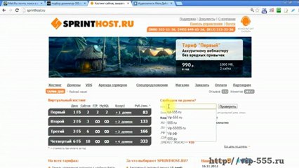 Имя сайта, Подбор домена