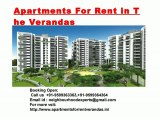 Apartments For Rent in The Verandas Gurgaon call @ 9599363363