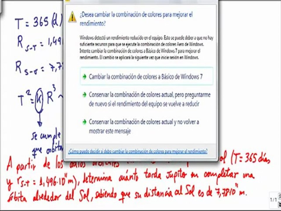 Problemas resueltos de leyes de Kepler ejercicio 1