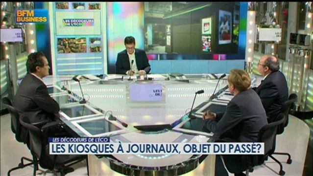 13/12 BFM : Les décodeurs de l'éco - Les kiosques à journaux, objet du passé ? 1/5