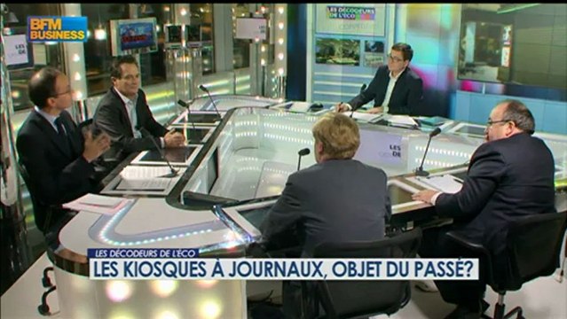 13/12 BFM : Les décodeurs de l'éco - Les kiosques à journaux, objet du passé ? 4/5