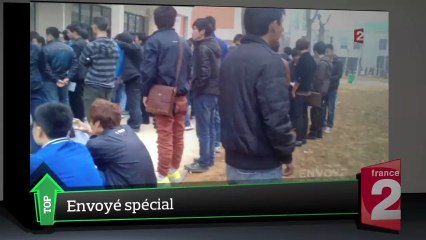 Top Médias : Envoyé spécial pénètre dans les usines Foxconn