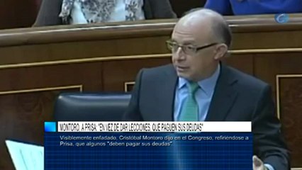Montoro, a Prisa: "En vez de dar lecciones, que paguen sus deudas"