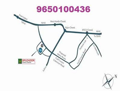 9650100436 Spelndor Project Sector 70A Gurgaon-Golf Course Extn