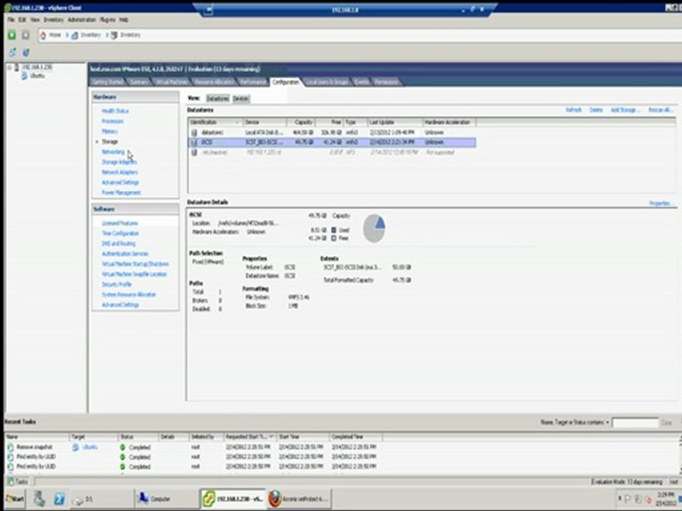 Storage Solutions with Acronis vmProtect 6, VMware and Open-E DSS V6