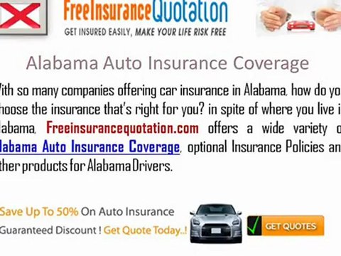 Cheap Alabama Auto Insurance Rates - Coverage - Laws - Requirements