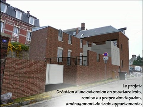 rénovation, extension ossature bois, remise aux normes Rouen-ASCA ROUEN
