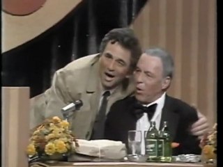 Peter Falk as 'Columbo' roasts Frank Sinatra