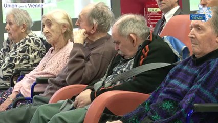 Inauguration de l'extension de l'EHPAD "La Nougeraie" à Usson-du-Poitou