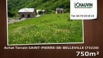 A vendre - terrain - SAINT-PIERRE-DE-BELLEVILLE (73220) - 75