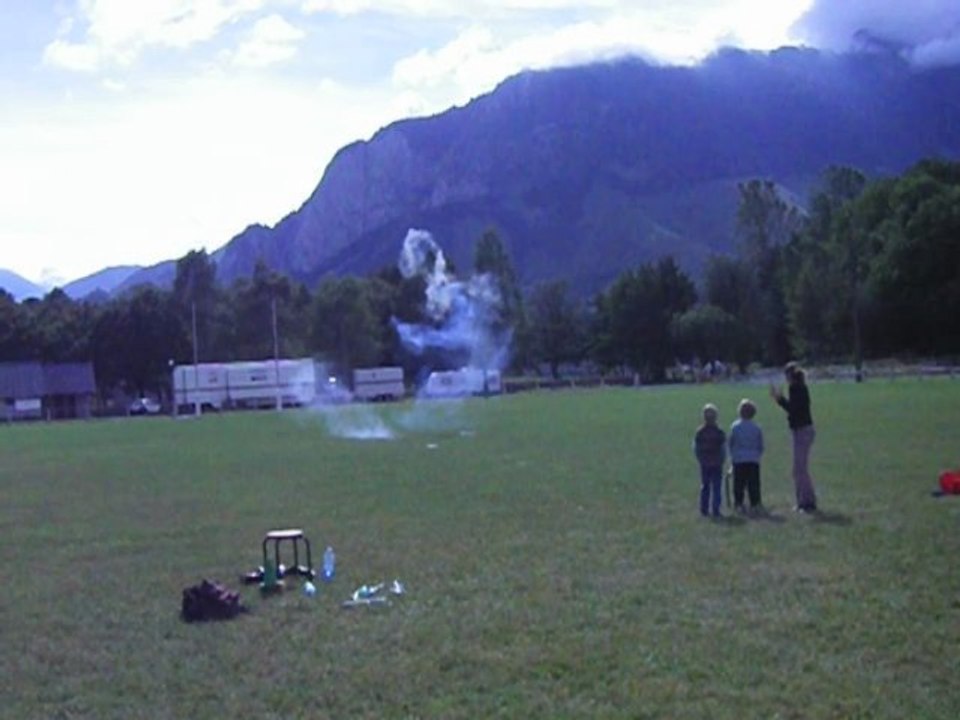 Les Micro-Fusées des élèves de l'école d'Etsaut année 27/9/2012