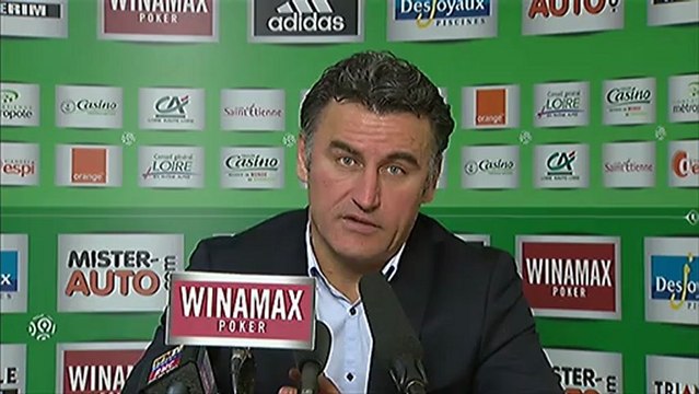 Conférence de presse AS Saint-Etienne - FC Lorient : Christophe GALTIER (ASSE) - Christian GOURCUFF (FCL) - saison 2012/2013