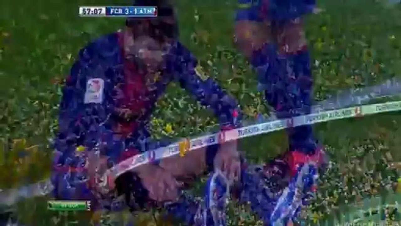 هدف برشلونة الثالث أمام أتليتكو مدريد ميسى