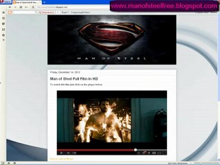Man Of Steel Watch Full Movie Here