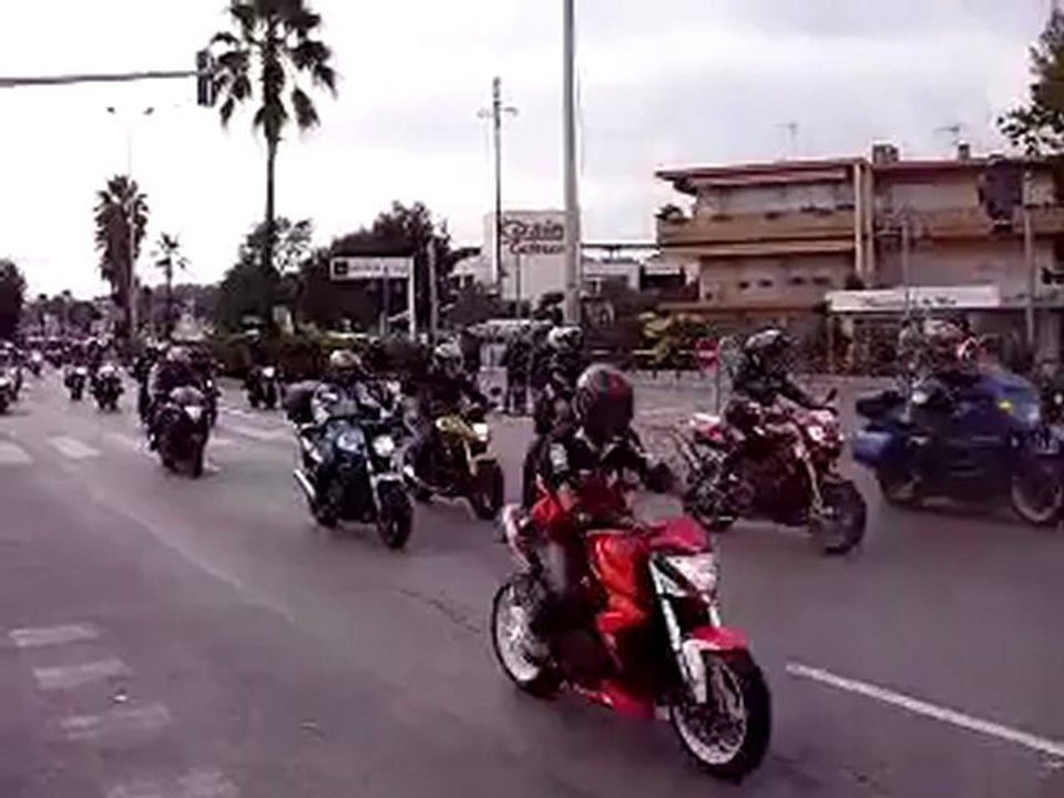 Manifestation motards alpes maritimes du 23 octobre 2010