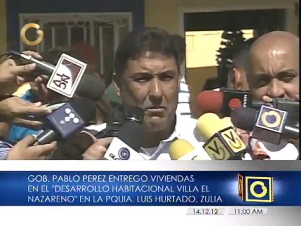 Gobernador Pablo Pérez entregó viviendas en Villa El Nazareno en el Zulia