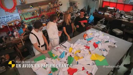 EM36 Peut-on faire voler un avion de papier géant ?