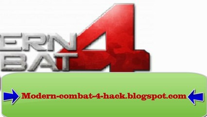 Modern Combat 4 Zero Hour Cheats and Hack